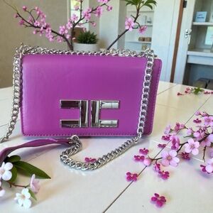 Chic Purple Chain Shoulder Bag